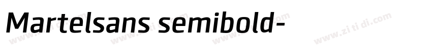 Martelsans semibold字体转换